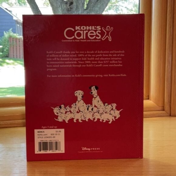 Disneys 101 Dalmatians Hardcover Book For Ages 3 & Up By Kohls Cares - Picture 4 of 4